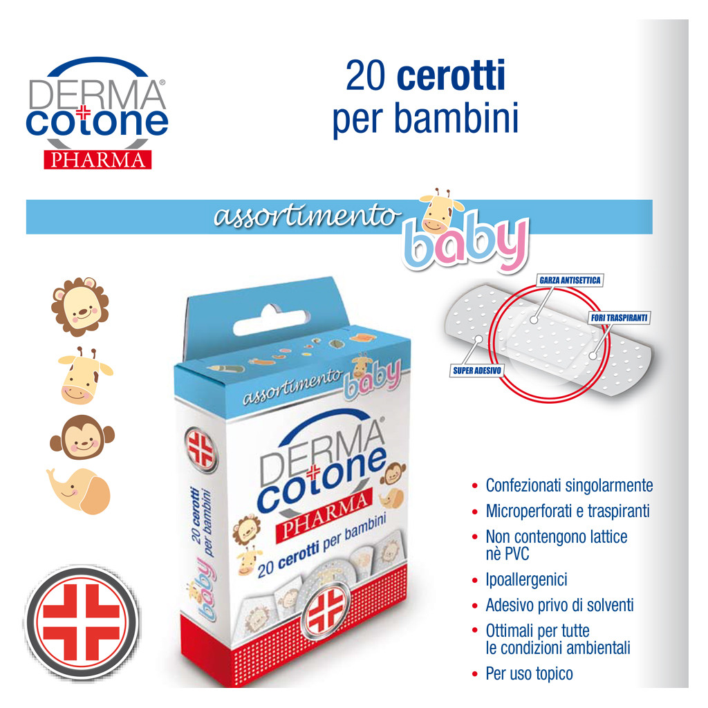 Cerotti per Bambini con Disegni 20pz Confiderm