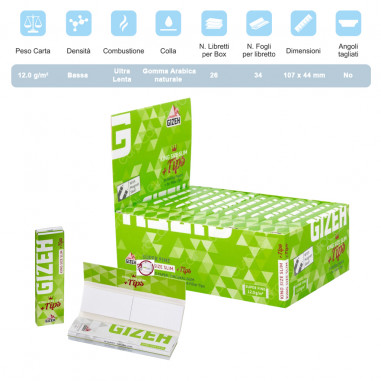 GIZEH MAGNETIC KS SLIM+TIPS 34+34 Pz.26