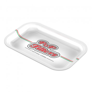 VASSOIO METAL LACCATO LOGO POP