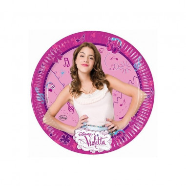 8 PIATTI 20 cm. VIOLETTA