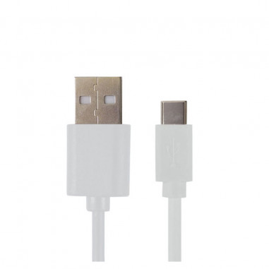 CAVO mt.1 PVC TYPE-C BIANCO LILLI