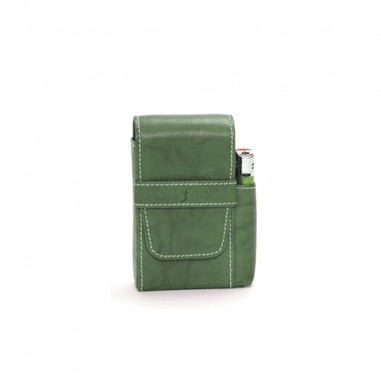 P PACCHETTO + P ACC IN PELLE VERDE