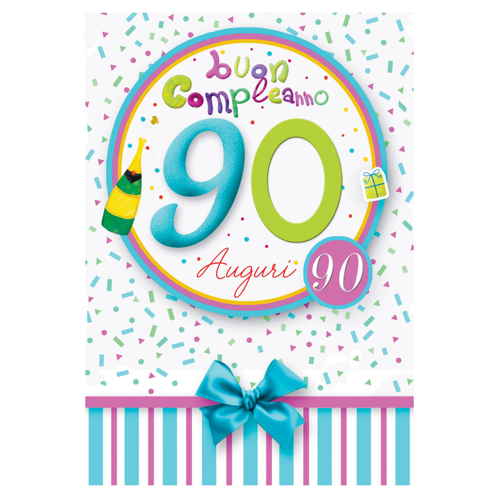 BGL BUON COMPLEANNO 90 ANNI CECAMI Pz.12