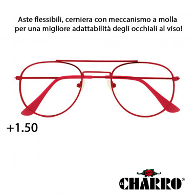 OCCH. LETTURA + 1,50 EL CHARRO NEW ROSSO