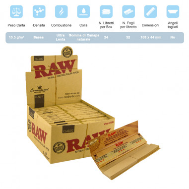 RAW CARTINA KS SLIM+TIPS Pz.24