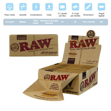 RAW ARTESANO CARTINA KSS+FILTRO Pz.15