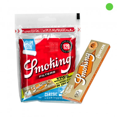 SMOKING FILTRI BAGX120 6mm+CAR.OR. Pz.30