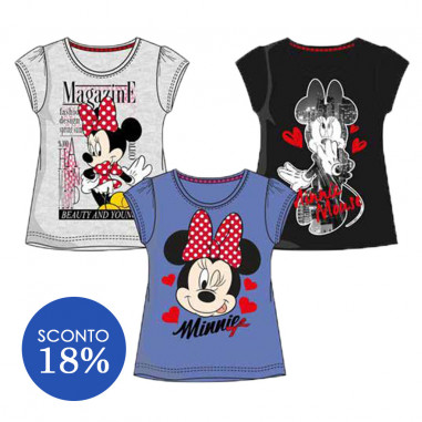 T-SHIRT MINNIE 3 VARIANTI Pz.12