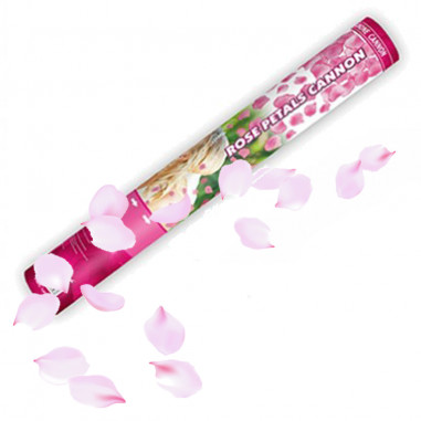 TUBO SPARA PETALI ROSA E CARTA cm.60