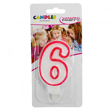 CANDELINA 12cm. GIGANTE N°6