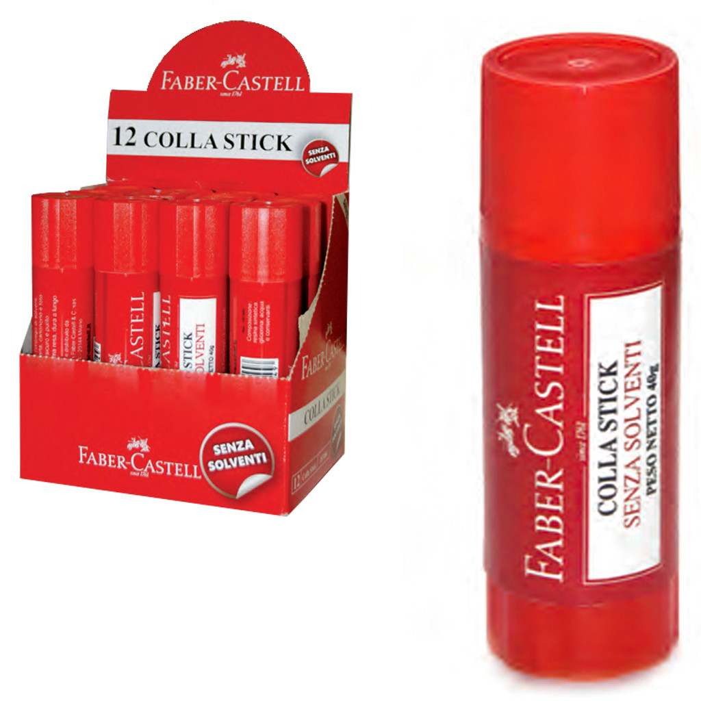 COLLA STICK FABER CASTELL 40 gr. Pz.12