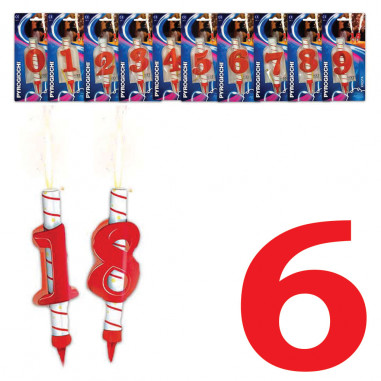 BLISTER MAGIC FLAMBE' CON NUMERO 6