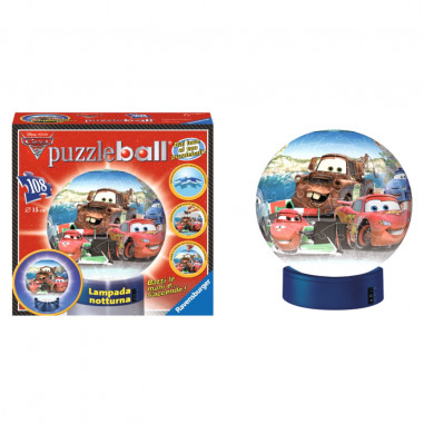 PUZZLEBALL CARS 2 CON BASE LUMINOSA