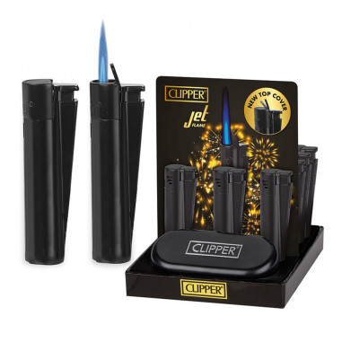 CLIPPER LARGE METAL BLACK JET Pz.12