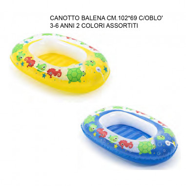 CANOTTO BALENA C OBLO' cm.102X69
