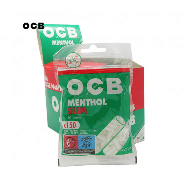 OCB FILTRI BAG MENTHOL X150 6mm Pz.10