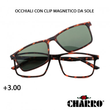 CLIP-ON +3,00 EL CHARRO TARTARUGA
